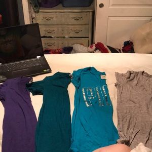 PINK V-Neck Tees, great condition !!